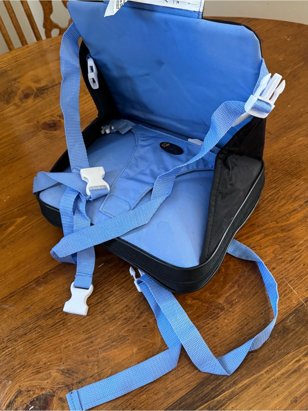 The First Years On-The-Go Booster Seat Portable Great for Travel 
Works great an